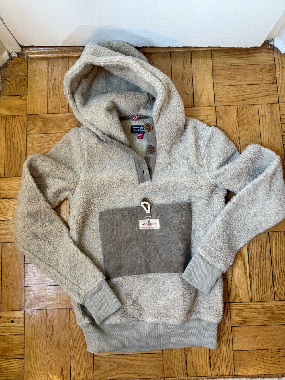 Amundsen Sports Wool Sherpa Hoodie Pullover